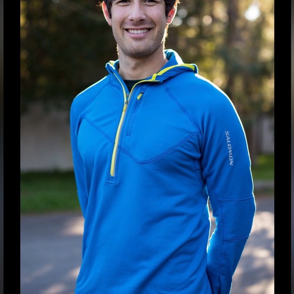 Salomon Men's Vibrant Blue Performance Jacket